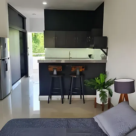 Minimalist Studio With Pool And Free Motor Scooter